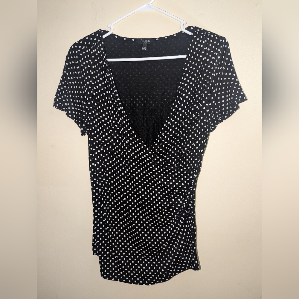 Pretty Talbots Wrap Shirt Size Petite Medium